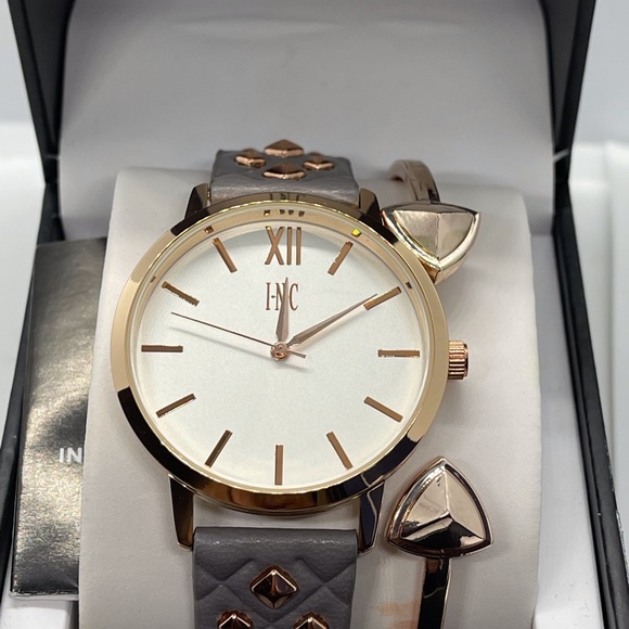 INC. New with Bracelet Rose Gold with beige Belt - Picture 3 of 8